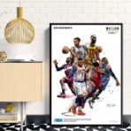 poster vintage di basket nba