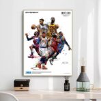 poster vintage di basket nba