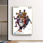 poster vintage di basket nba