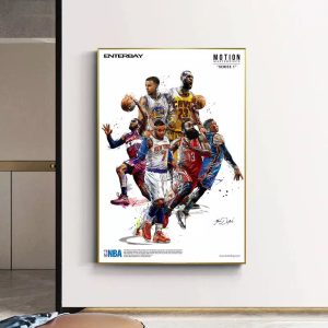 poster vintage di basket nba