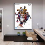 poster vintage di basket nba