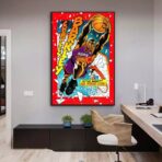 poster vintage basket 1993