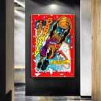poster vintage basket 1993