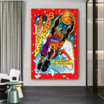 poster vintage basket 1993