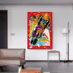 poster vintage basket 1993