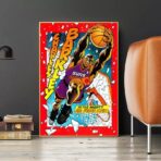 poster vintage basket 1993