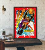poster vintage basket 1993
