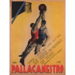 poster vintage di basket 1