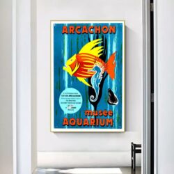 poster bassin darcachon vintage 2