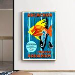 poster bassin darcachon vintage 2