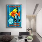 poster bassin darcachon vintage 2