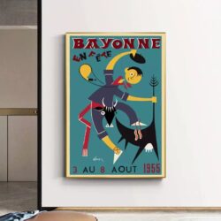 poster vintage bayonne