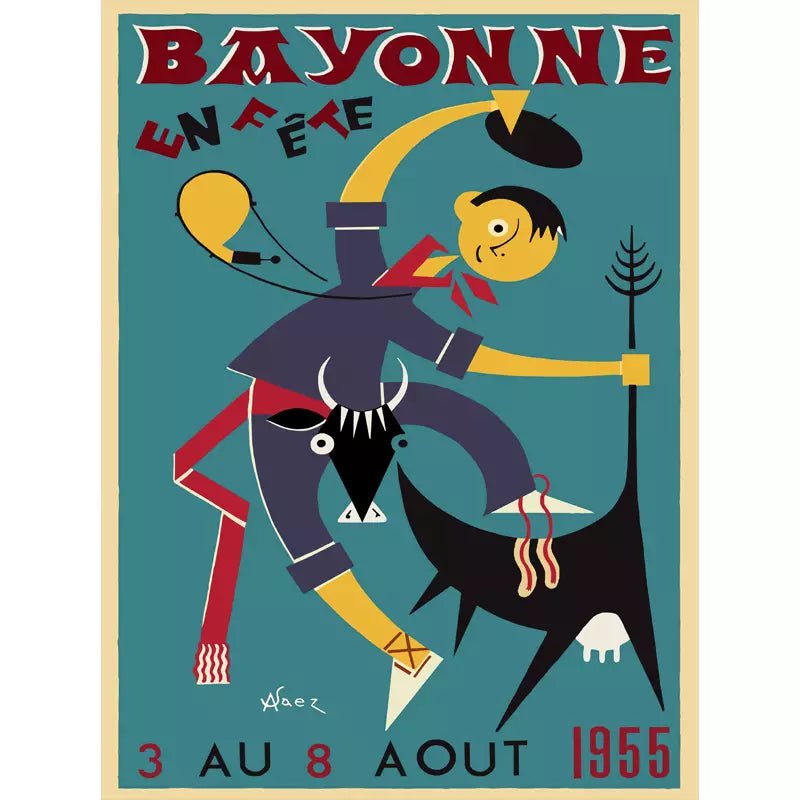 poster vintage bayonne poster vintage bayonne