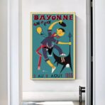 poster vintage bayonne