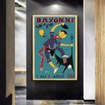 poster vintage bayonne