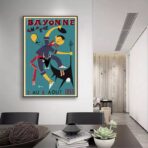 poster vintage bayonne
