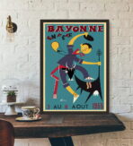poster vintage bayonne