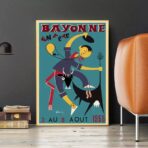 poster vintage bayonne