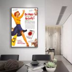 poster be happy go lucky vintage 2