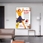 poster be happy go lucky vintage 2