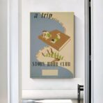 poster biblioteca vintage