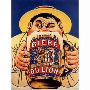 poster di birra vintage