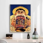 poster di birra vintage