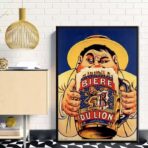 poster di birra vintage