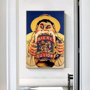 poster di birra vintage
