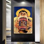 poster di birra vintage