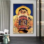 poster di birra vintage