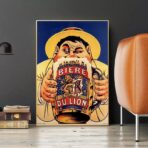 poster di birra vintage