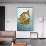 poster pesci grandi vintage