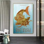 poster pesci grandi vintage