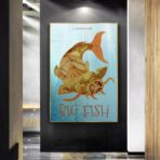 poster pesci grandi vintage