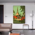 poster vintage birmania