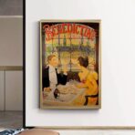 poster bistrot vintage