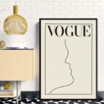 poster vintage bianco