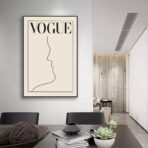 poster vintage bianco