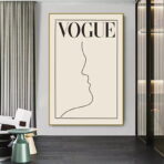poster vintage bianco
