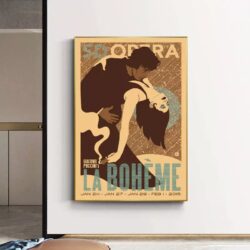 poster vintage bohemien