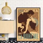 poster vintage bohemien