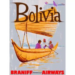 poster bolivia vintage 1