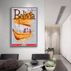 poster bolivia vintage 1
