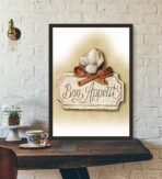 poster vintage buon appetito
