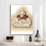 poster vintage buon appetito