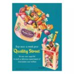 poster di caramelle vintage