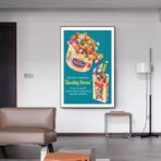 poster di caramelle vintage