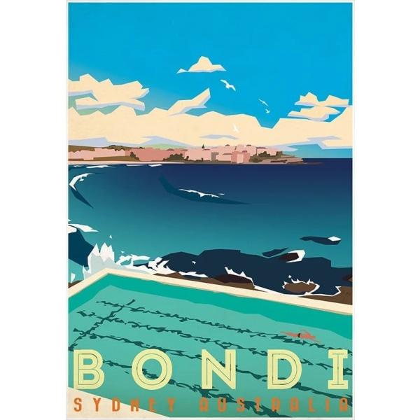 poster bondi beach 2 poster bondi beach 2