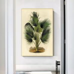 palma poster botanico vintage
